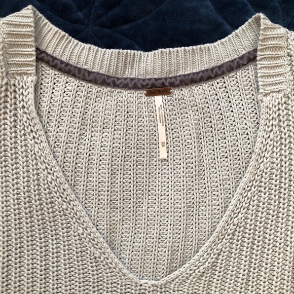 Free People Bell Sleeve Cropped Sweater - Picture 4 of 4